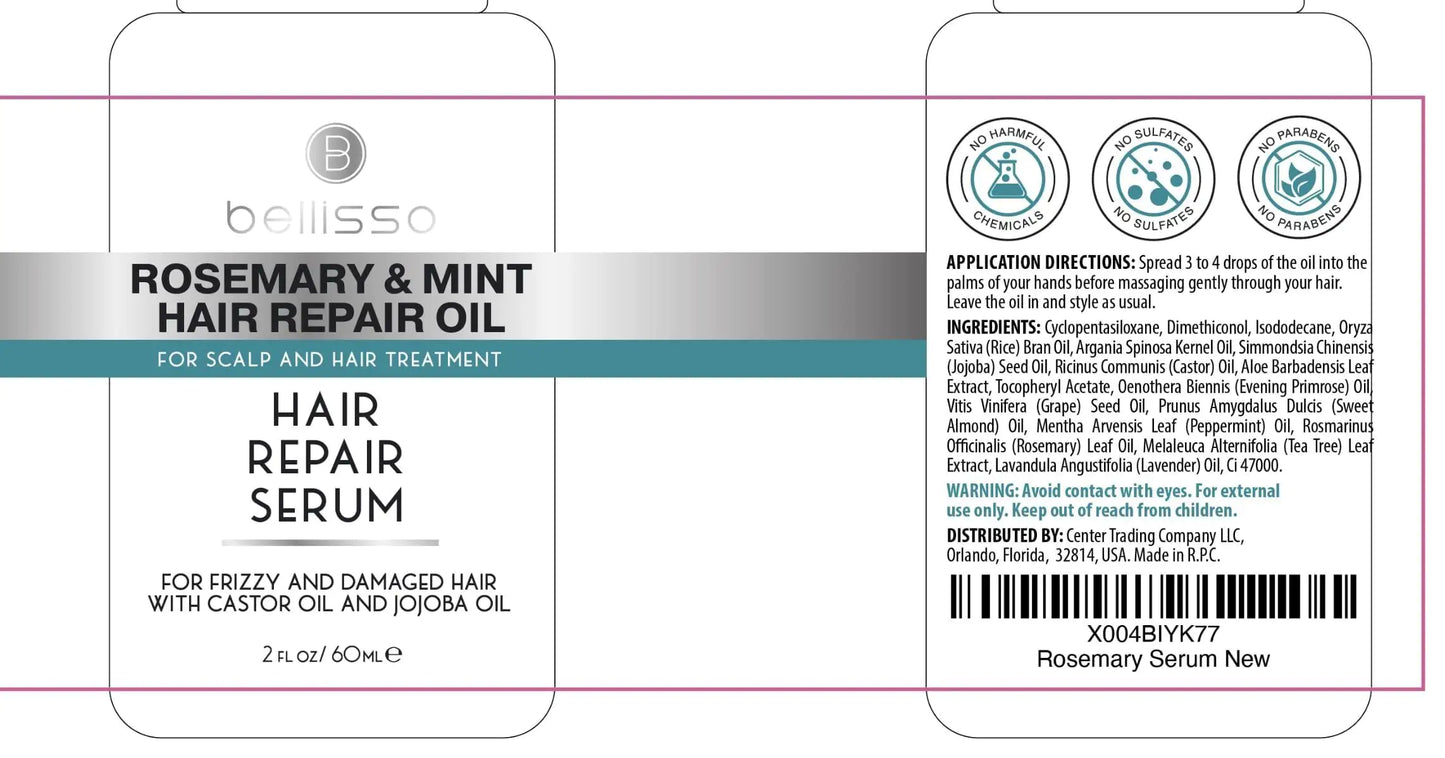 Rosemary Mint Oil Hair Serum Thickening