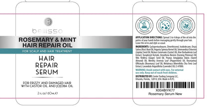Rosemary Mint Oil Hair Serum Thickening