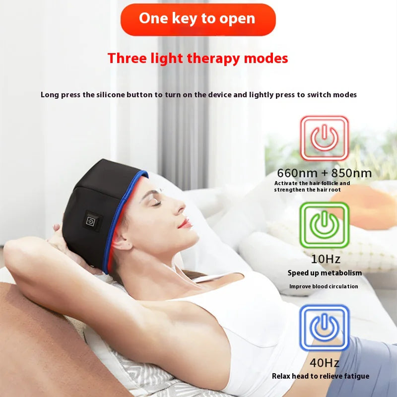 Infrared Red Light Hair Growth Therapy Cap