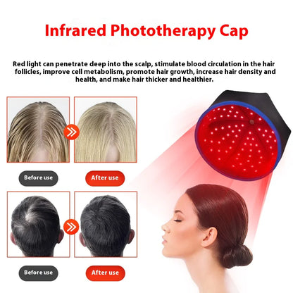 Infrared Red Light Hair Growth Therapy Cap